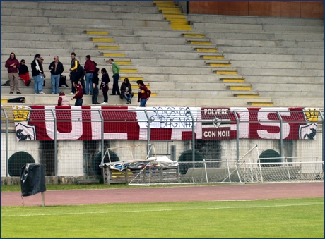 Striscione '30-03-08 Ciao 'Bagna''