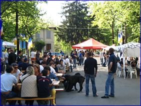 Festa Curva Nord PARMA. Tra i tavoli