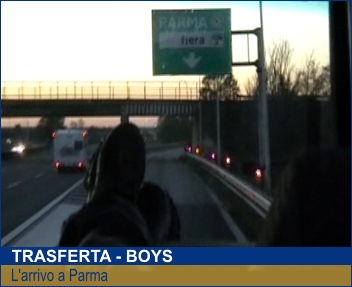 L'arrivo a Parma. I BOYS PARMA 1977 di ritorno dalla trasferta di Palermo (Palermo-PARMA del 31-10-2007).