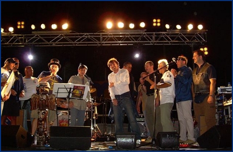 Festa del Trentennale BOYS PARMA 1977-2007 (16-06-2007). Sul palco per la consegna degli Attestati di Stima. BOYS PARMA 1977, foto Ultras