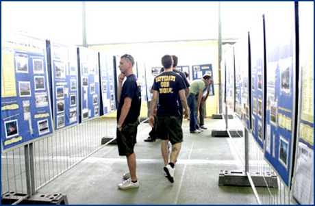 Festa del Trentennale BOYS PARMA 1977-2007 (16-06-2007). Percorso obbligato sulla storia del Gruppo. BOYS PARMA 1977, foto Ultras