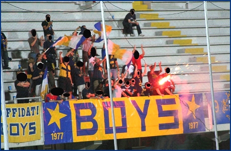 Cesena-PARMA 27-08-2006. BOYS PARMA 1977, foto Ultras