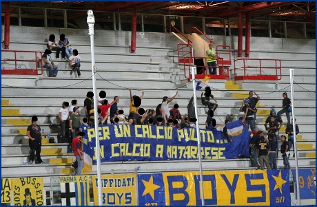 Cesena-PARMA 27-08-2006. BOYS PARMA 1977, foto Ultras