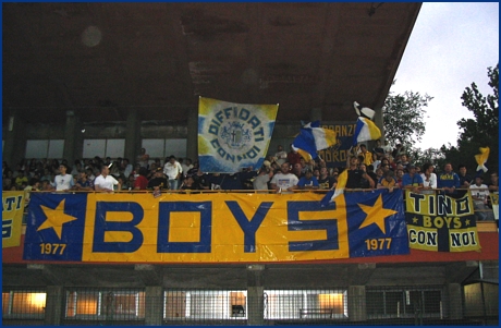 PARMA - Fidenza - Salsomaggiore 03-08-2006. BOYS PARMA 1977, foto Ultras