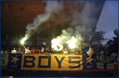 PARMA - Fidenza - Salsomaggiore 03-08-2006. BOYS PARMA 1977, foto Ultras