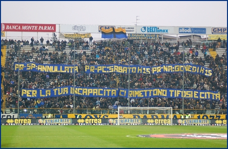 PARMA-ChievoVerona 17-12-2006. BOYS PARMA 1977, foto Ultras