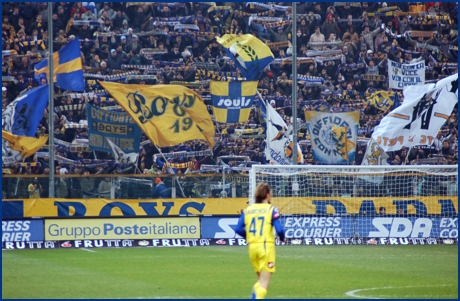 PARMA-ChievoVerona 17-12-2006. BOYS PARMA 1977, foto Ultras