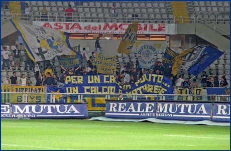 Torino-PARMA 10-09-2006. BOYS PARMA 1977, foto Ultras