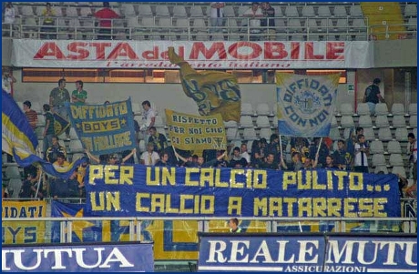 Torino-PARMA 10-09-2006. BOYS PARMA 1977, foto Ultras