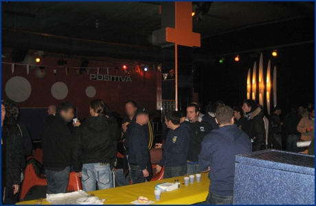 Celebrazioni gemellaggio Boys-Rangers-Desperados. Club Positiva 01-12-2007. BOYS PARMA 1977, foto Ultras