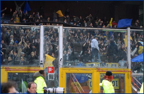 Genoa-PARMA 22-12-2007. BOYS PARMA 1977, foto Ultras