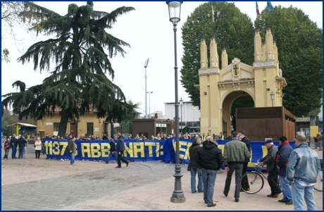 PARMA-Livorno 28-10-2007. BOYS PARMA 1977, foto Ultras