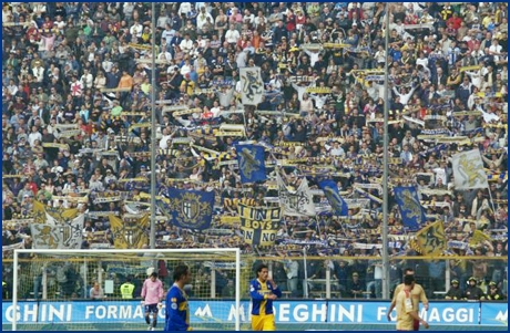 PARMA-Livorno 28-10-2007. BOYS PARMA 1977, foto Ultras