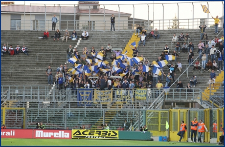 Albinoleffe-Parma 16-09-2008. BOYS PARMA 1977, foto ultras