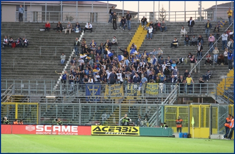 Albinoleffe-Parma 16-09-2008. BOYS PARMA 1977, foto ultras