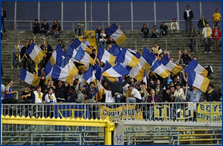 Albinoleffe-Parma 16-09-2008. BOYS PARMA 1977, foto ultras