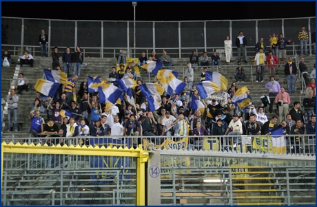 Albinoleffe-Parma 16-09-2008. BOYS PARMA 1977, foto ultras