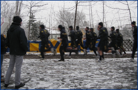 Parma Calcio (allenamento in Cittadella) 28-12-2008. BOYS PARMA 1977, foto ultras