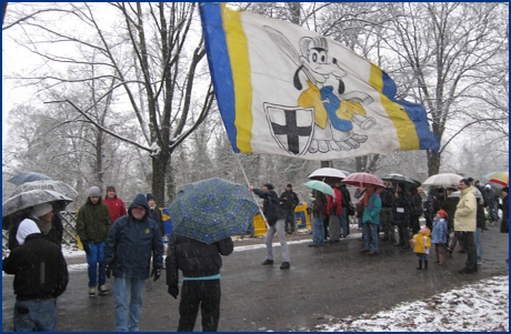 Parma Calcio (allenamento in Cittadella) 28-12-2008. BOYS PARMA 1977, foto ultras