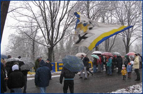 Parma Calcio (allenamento in Cittadella) 28-12-2008. BOYS PARMA 1977, foto ultras