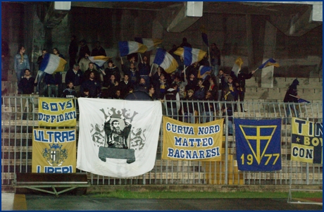 Ascoli-Parma 15-11-2008. BOYS PARMA 1977, foto ultras