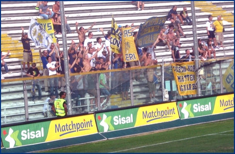 Parma-Siena 06-09-2008. BOYS PARMA 1977, foto ultras