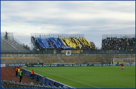 Piacenza-Parma 01-11-2008. BOYS PARMA 1977, foto ultras