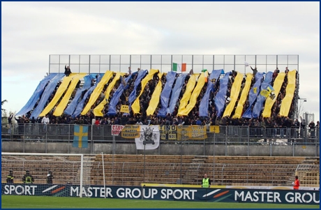 Piacenza-Parma 01-11-2008. BOYS PARMA 1977, foto ultras