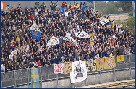 Piacenza-Parma 01-11-2008. BOYS PARMA 1977, foto ultras