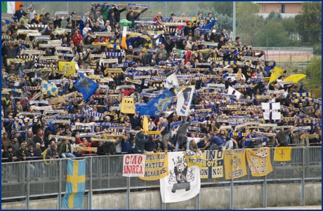 Piacenza-Parma 01-11-2008. BOYS PARMA 1977, foto ultras