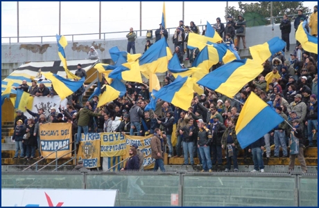 Pisa-PARMA 13-12-2008. BOYS PARMA 1977, foto ultras