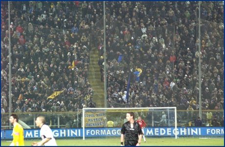 Parma-Albinoleffe 31-01-2009. BOYS PARMA 1977, foto ultras