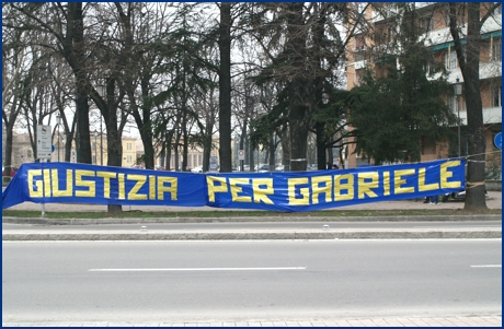 Parma-Albinoleffe 31-01-2009. BOYS PARMA 1977, foto ultras