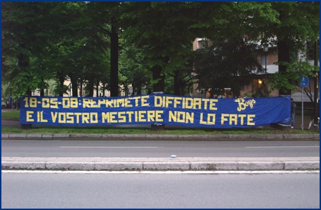 Parma-Ascoli 21-04-2009. BOYS PARMA 1977, foto ultras