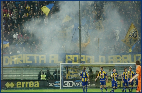 Parma-Ascoli 21-04-2009. BOYS PARMA 1977, foto ultras