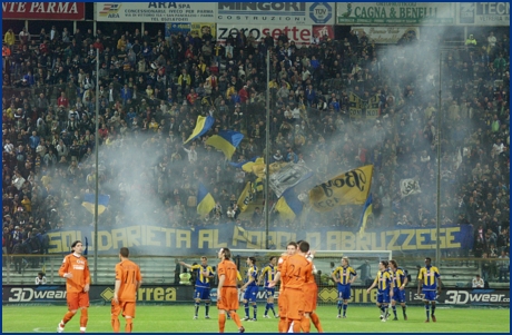 Parma-Ascoli 21-04-2009. BOYS PARMA 1977, foto ultras