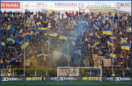 PARMA-Avellino 06-12-2008. BOYS PARMA 1977, foto ultras