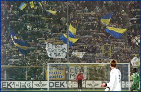 PARMA-Avellino 06-12-2008. BOYS PARMA 1977, foto ultras