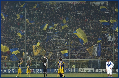 Parma-Brescia 22-02-2009. BOYS PARMA 1977, foto ultras