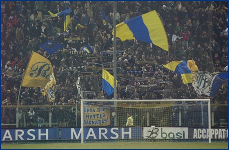 Parma-Brescia 22-02-2009. BOYS PARMA 1977, foto ultras