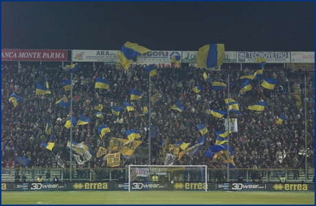 Parma-Brescia 22-02-2009. BOYS PARMA 1977, foto ultras