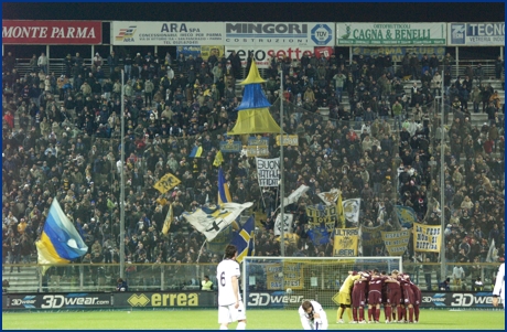 PARMA-Cittadella 19-12-2008. BOYS PARMA 1977, foto ultras