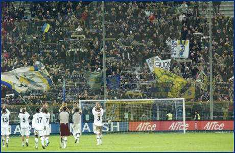 PARMA-Cittadella 19-12-2008. BOYS PARMA 1977, foto ultras