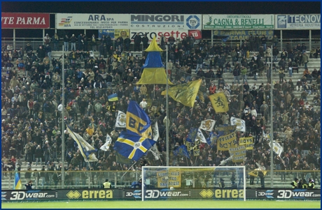 PARMA-Cittadella 19-12-2008. BOYS PARMA 1977, foto ultras