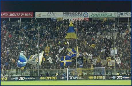 PARMA-Cittadella 19-12-2008. BOYS PARMA 1977, foto ultras