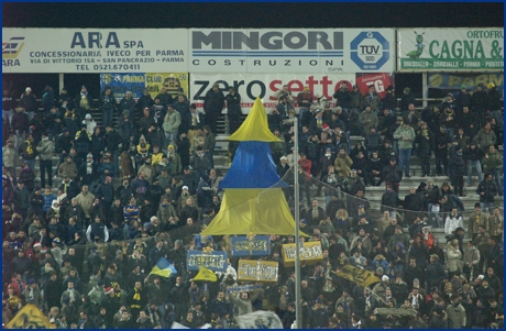 PARMA-Cittadella 19-12-2008. BOYS PARMA 1977, foto ultras