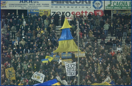 PARMA-Cittadella 19-12-2008. BOYS PARMA 1977, foto ultras