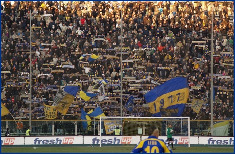 Parma-Grosseto 14-02-2009. BOYS PARMA 1977, foto ultras