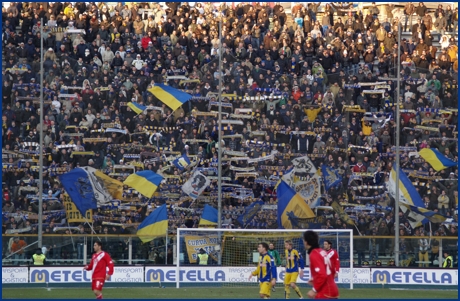 Parma-Grosseto 14-02-2009. BOYS PARMA 1977, foto ultras