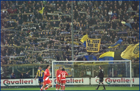 Parma-Mantova 17-03-2009. BOYS PARMA 1977, foto ultras